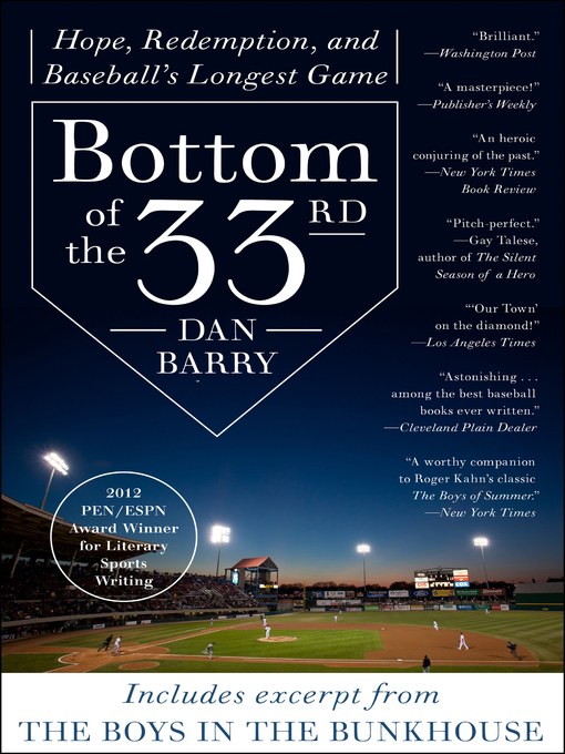 Title details for Bottom of the 33rd by Dan Barry - Available